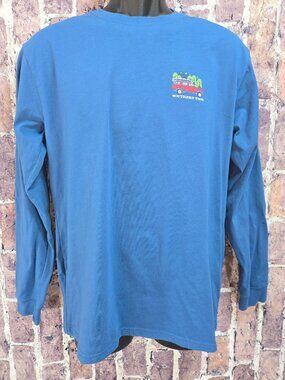 Southern Tide Mens Long Sleeve Graphic Tshirt Medium Camper Design